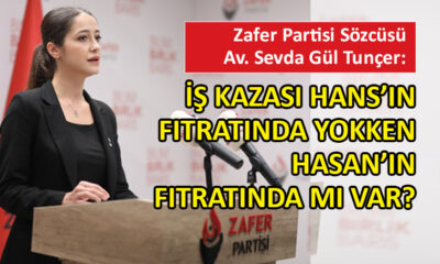 Zafer Partisi Sözcüsü Tunçer’den ‘kader’ eleştirisi