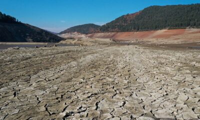 Bursa’da Nilüfer Barajı’nın suyu yok denilecek kadar azaldı