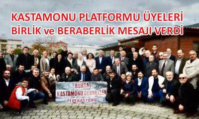 Kastamonu Platformu üyelerinden Bursa’ya vefa ziyareti