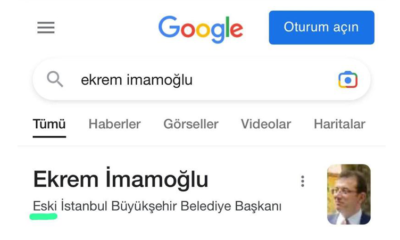 Google, Ekrem İmamoğlu’nu görevden aldı!