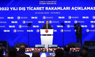 Erdoğan: 2022 yılı ihracatı 254,2 milyar dolar