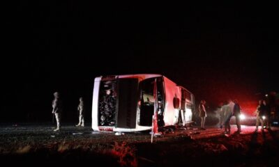 Diyarbakır’da yolcu otobüsü devrildi: 5 ölü