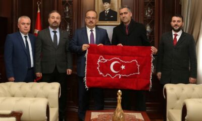 Anadolu Güvenlik Korucuları ve Şehit Aileleri Konfederasyonu Bursa İl Temsilciliği’nden Vali Canbolat’a ziyaret
