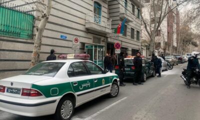 Azerbaycan’ın Tahran Büyükelçiliğine silahlı saldırı