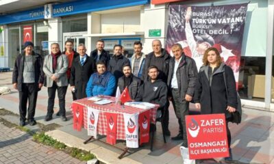 Zafer Partisi Osmangazi İlçe Teşkilatı tam kadro sahada…