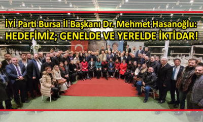 İYİ Parti Bursa’da Dr. Hasanoğlu mazbatayı aldı