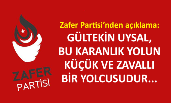 Zafer Partisi’nden Gültekin Uysal’a sert yanıt