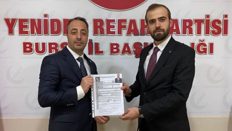 Yeniden Refah Bursa’da ilk aday adayı Yunus Koçak oldu