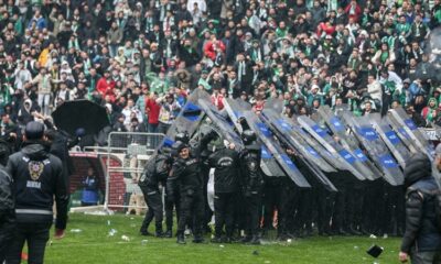 Bursaspor-Amed maçındaki olaylara ilişkin 9 gözaltı