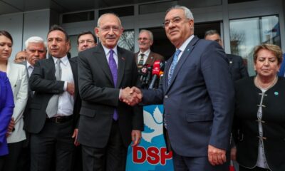 Kılıçdaroğlu, DSP Genel Başkanı Aksakal ile görüştü