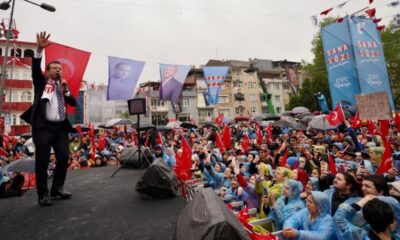 İnegöl, İmamoğlu için sağanak yağmura aldırmadı