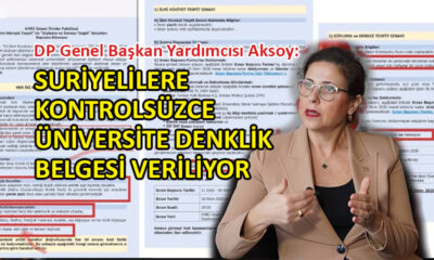 DP’li Aksoy’dan ‘denklik belgesi’ uyarısı
