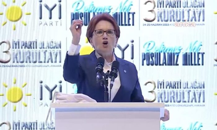 Akşener, kurultayda sert çıktı: Saygısızlar…