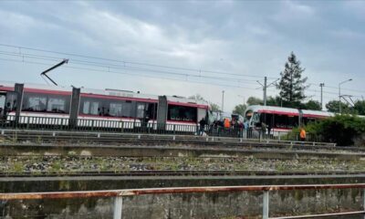Samsun’da tramvaylar çarpıştı: 26 yaralı