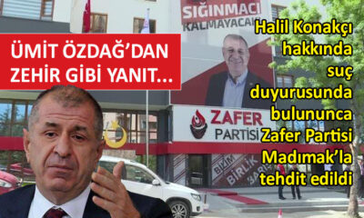 Zafer Partisi’ne ‘Halil Konakçı’ tehdidi