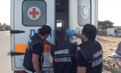 Hasta nakil aracında uyuşturucu ile yakalandılar!