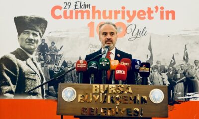 Cumhuriyet, Bursa’da 100 yıllık coşkuyla kutlanacak
