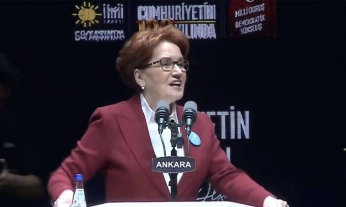 Akşener, Milli Yükseliş Beyannamesi’ni açıkladı