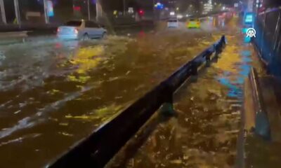 Bursa’da sağanak ve dolu etkili oldu