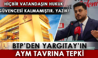 BTP’den Yargıtay’ın AYM tavrına tepki…