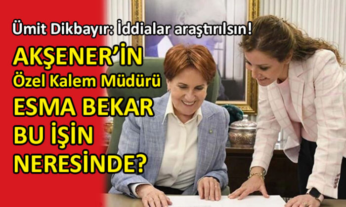 İYİ Parti Milletvekili Ümit Dikbayır, iddialarıyla ilgili disiplin kuruluna dilekçe verdi