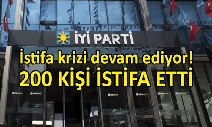 İYİ Parti’de istifa furyası artarak sürüyor