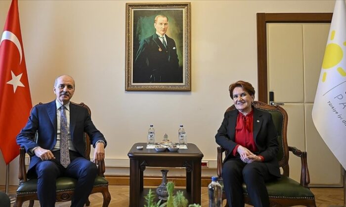 TBMM Başkanı Kurtulmuş’tan Akşener’e ziyaret