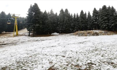 Uludağ’da mevsimin ilk karının düşmesi beklentileri yükseltti