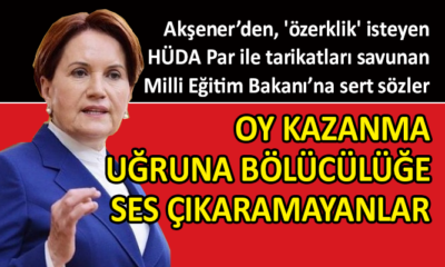 Meral Akşener’den yaylım ateşi