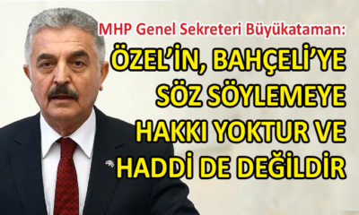 Büyükataman, Özgür Özel ve DEM Partisi’ni hedef aldı