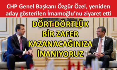 Özgür Özel’den İmamoğlu’na ‘adaylık’ ziyareti