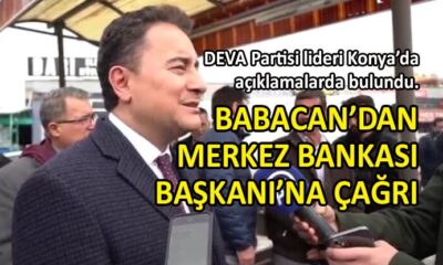 Babacan: Merkez, magazin haberlere konu oldu