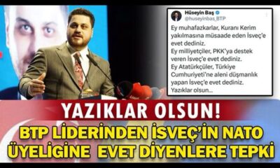 BTP lideri Baş’dan ‘İsviçre’ çıkışı
