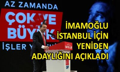 CHP, İstanbul için ‘yeniden İmamoğlu’ dedi