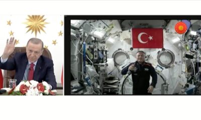 Cumhurbaşkanı Erdoğan’dan: (Türk Astronot Gezeravcı’ya) Tüm milletimize ilham kaynağı oldun