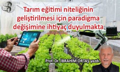 Tarım eğitiminde paradigma değişimi…