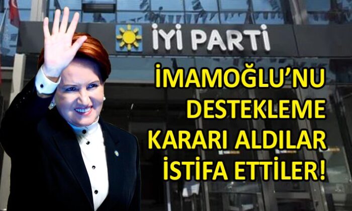 İYİ Parti’de istifa furyası sürüyor