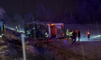 Kastamonu’da yolcu otobüsü devrildi: 6 ölü