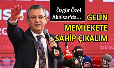 CHP lideri Özel’den Anayasa mitingi için çağrı