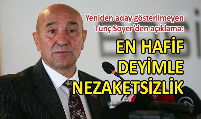 Tunç Soyer’den zehir zemberek açıklama…