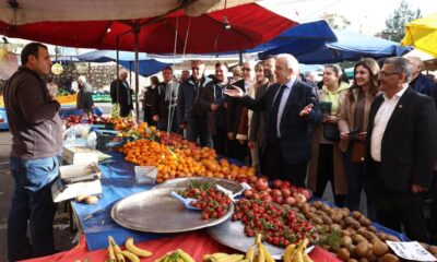 CHP Nilüfer adayı Şadi Özdemir’den ‘pazar’ turu