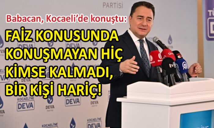 Babacan: İktidar ülkeyi kavgalı hale getirdi