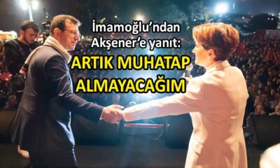 İmamoğlu’ndan Akşener’e yanıt gecikmedi!