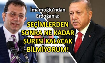 İmamoğlu’ndan Erdoğan’a gönderme!