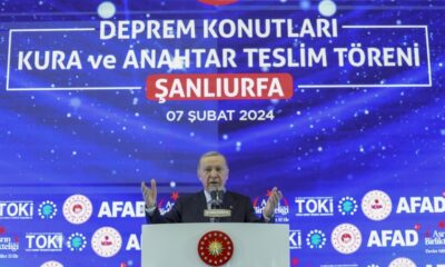 Erdoğan: Depremzedelerimizi en kısa sürede yeni ve güvenli yuvalarına kavuşturacağız