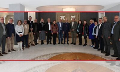 Bulgaristan Yöresel Dernekleri yönetimlerinden Turgay Erdem’e teşekkür ziyareti
