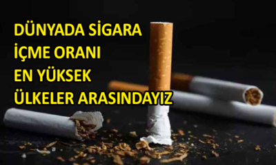 Türkiye’de her 4 erkekten ve her 10 kadından biri sigara içiyor!