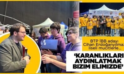 BTP İstanbul Adayı Erdoğanyılmaz, liseli gençlerle buluştu