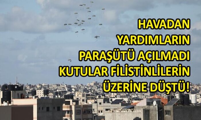 Gazze’de öldüren yardım!