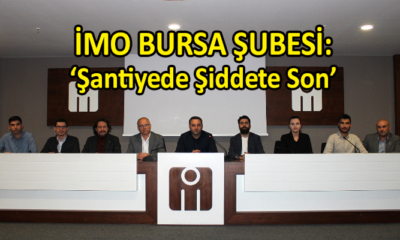 MO Bursa Şubesi’nden meslektaşlarının uğradığı saldırılara kınama